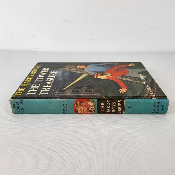 The Tower Treasure Hardy Boys Mystery Series Book HB # 1 Franklin Dixon 1959 VTG - Picture 2 of 16